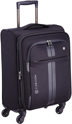 

Carlton Polyester 57 cms Pewter Soft Sided Carry-On (109J457104) Expandable Cabin Luggage -  inch(Blue