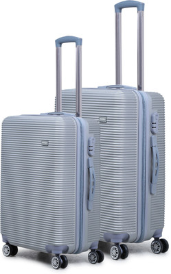 

Novex Tourister - Pack of 2 ( inches and 20 inches) Check-in Luggage -  inch(Silver