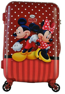 

Gamme Disney Red Mickey Kids Luggage Trolley Bag  Inch Cabin Luggage -  inch(Red