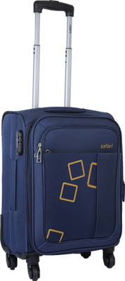 

Safari Tetra Expandable Cabin Luggage -  inch(Blue