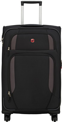 

Swiss Gear " Spinner Lugano Expandable Check-in Luggage -  inch(Black