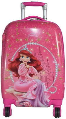 

Texas USA  inch PRINCESS Printed Polycarbonate 4 wheel KidsTrolley Bag Cabin Luggage -  inch(Pink