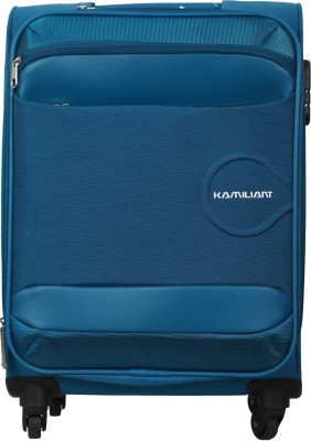 

Kamiliant Oni Spinner Soft trolley 68 cm (Blue) Expandable Check-in Luggage -  inch(Blue