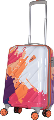 

Skybags Spinner Hard Trolley 55cm (Orange) Cabin Luggage - 22 inch(Multicolor)