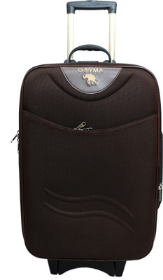 

GOYMA Stylish Hard Shell Expandable  Inches Brown Color Trolley Bag Check-in Luggage -  inch(Brown