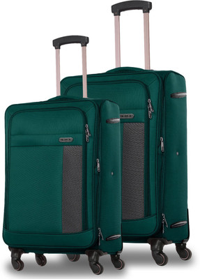 

Novex Chicago - Pack of 2 ( inches and 20 inches) Expandable Check-in Luggage -  inch(Green