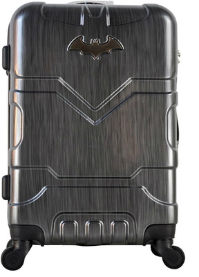 

Gamme Warner Batman Polycarbonate Dark Grey Hard sided Travel Trolley Suitcase Bag Cabin Luggage -  inch(Grey