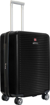 

Swiss Military ALPHA SERIES POLYCARBONATE CABIN SIZE  INCH HARD TOP LUGGAGE Cabin Luggage -  inch Expandable Cabin Luggage -  inch(Black
