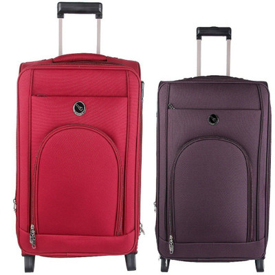 

EMBLEM Metro 24inch 20inch suitcase 2pcs Combo Expandable Check-in Luggage -  inch(Red, Purple, Purple;red