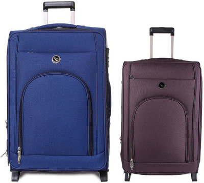 emblem Metro 24inch 20inch suitcase Expandable Check-in Luggage -  inch(Blue