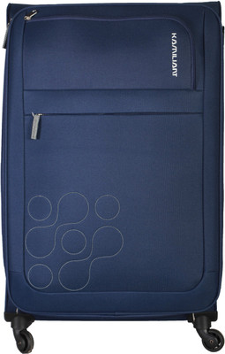 

Kamiliant Gaho Spinner Soft Trolley 81 cm (Navy Blue) Expandable Check-in Luggage - 31 inch(Blue)