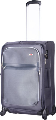 

VIP Squad Spinner Soft Trolley 65 CM, Grey Expandable Check-in Luggage -  inch(Grey