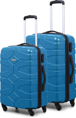 

Novex Miles - Pack of 2 ( inches and 20 inches) Check-in Luggage -  inch(Blue