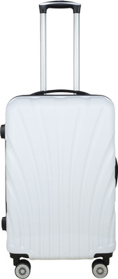 3G 8016 Combact Series White Hard Sided Travel trolley Suitcase 65 cms/ 24inch Check-in Luggage -  inch(White