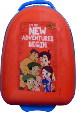 

Fortune Chhota Bheem New Adventure Begin  Inch Kids Egg Shape Luggage Trolley Bag Cabin Luggage -  inch(Blue, Orange