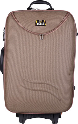 

United Bag HALF MOON Expandable Cabin Luggage -  inch(Brown