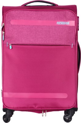 

American Tourister Bahamas Spinner Soft trolley 67 cm Magenta Expandable Check-in Luggage -  inch(Pink