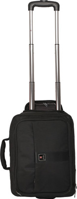 

Swiss Military LTB5 LAPTOP TROLLEY BRIEFCASE CUM BACKPACK (WITH RAIN COVER) Cabin Luggage -  inch(Black