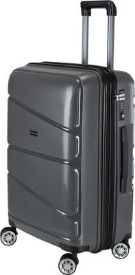 

Nasher Miles Warrior_Dark_Grey_ Expandable Check-in Luggage -  inch(Grey