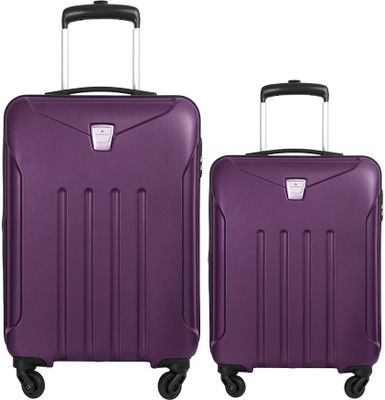 

Aristocrat samurai set of 2 bags 65 cms and 55 cms Check-in Luggage -  inch(Purple