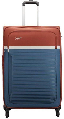 

Skybags Glitz medium size 69 cms Expandable Check-in Luggage -  inch(Maroon, Blue, Blue;maroon