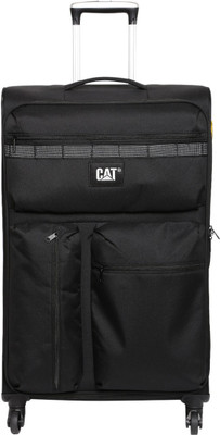 

CAT Cargo Polyester Soft Sided Suitcase Check-in Luggage -  inch(Black