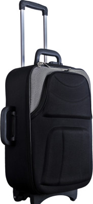 

New Jersey TravellersÃÂ Suitcase Trolley /Travel/ Tourist Bag Cabin Luggage -  inch(Black