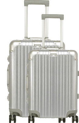 

Tamo California Love 2 Piece Set Luggage Silver Color 20 Inch &  Inch Check-in Luggage -  inch(Silver