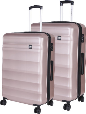 

Nasher Miles Rome set of 2 24- Expandable Check-in Luggage -  inch(Pink