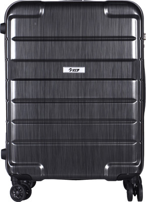 

VIP Hummer Spinner Hard Trolley 67 cm (Brushed Steel) Check-in Luggage -  inch(Black
