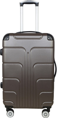 

3g 8018 COMBAT Series ABS  inch/55Cms Hard Sided Luggage Trolley suitcase Cabin (Brown) Cabin Luggage -  inch(Grey
