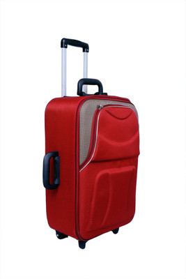 

New Jersey Travellers Safari Style /Travel/ Tourist Bag/Suitcase Trolley Cabin Luggage -  inch(Red