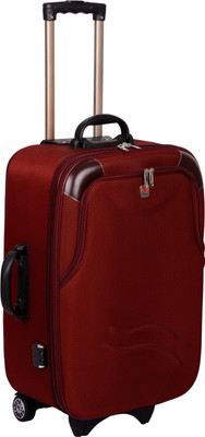 TREKKER DOUBLE SHELL EXPANDABLE Expandable Check-in Luggage -  inch(Maroon