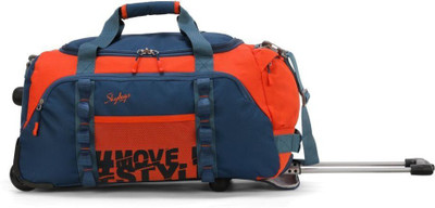 

Skybags HUSTLE DFT 55 ORANGE Cabin Luggage -  inch(Orange, Blue, Blue;orange