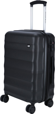 

Nasher Miles Rome Hard-Sided Cabin Luggage Bag Black  Inch | 55CM Trolley/Travel/Tourist Expandable Cabin Luggage -  inch(Black