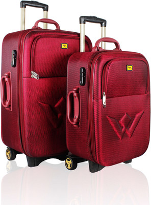 

United 20 INCH &  INCH Expandable Check-in Luggage -  inch(Red