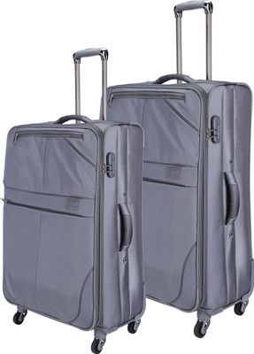 

Nasher Miles Brunei set of 2 20- Expandable Check-in Luggage -  inch(Grey