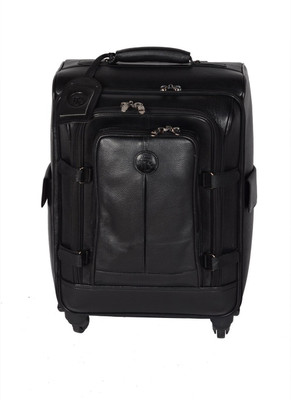 

ROYAL LEATHER EMPORIUM BLK-109 Expandable Cabin Luggage -  inch(Black