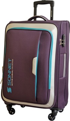 

SONNET CHARGE Expandable Cabin Luggage -  inch(Purple