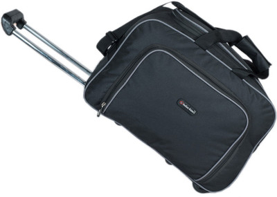 Indian Riders Travel Bag with Trolley Black IRTB 007 Check in Luggage 23 inch Indian Riders Suitcases