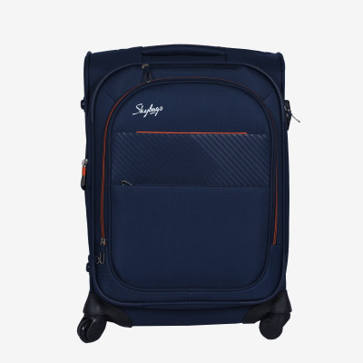 Skybags Jive Soft Trolley 56 cm (Blue) Cabin Luggage - 22 inch(Blue)