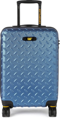 

CAT Cargo Industrial Plate ABS 35 Liters Hard Sided Suitcase Cabin Luggage -  inch(Blue