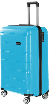 

Nasher Miles Santorini PP Hard-Sided Cabin Luggage Bag Aqua Blue 21.7 Inch | 55CM Trolley/Travel/Tourist Cabin Luggage -  inch(Blue