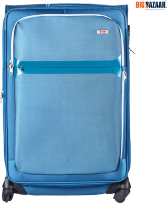 

VIP Squad Spinner Soft Trolley 75CM, Blue Expandable Check-in Luggage -  inch(Blue