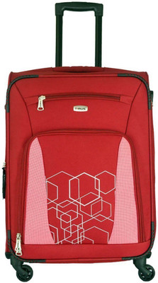

Timus MOROCCO SPINNER 65 CM 4 WHEEL STROLLEY SUITCASE Expandable Check-in Luggage -  inch(Red