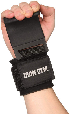

IRON GYM IRON GRIP WITH WRIST SUPPORT Wrist Support (, Black