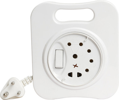 

HI-PLASST WHITE FLEX BOX WITH LED INDICATOR (4MTR CABLE) 3 Socket Surge Protector(White)