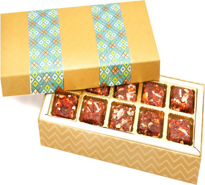 

Ghasitaram Gifts Sugarfree Sweets-3 Part Print 10 Pcs Sugarfree Dates and Figs Bites Box(200 g, Box)