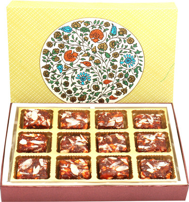 

Ghasitaram Gifts Sugarfree Sweets-2 Part 12 Pcs Sugarfree Dates and Figs Bites Box(240 g, Box)