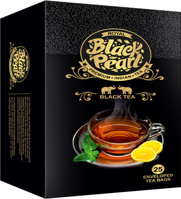 

RBP Royal Black Pearl (Heritage Blend) Black Tea - 25 Tea Bags Unflavoured Black Tea Bags(25 Bags, Box)